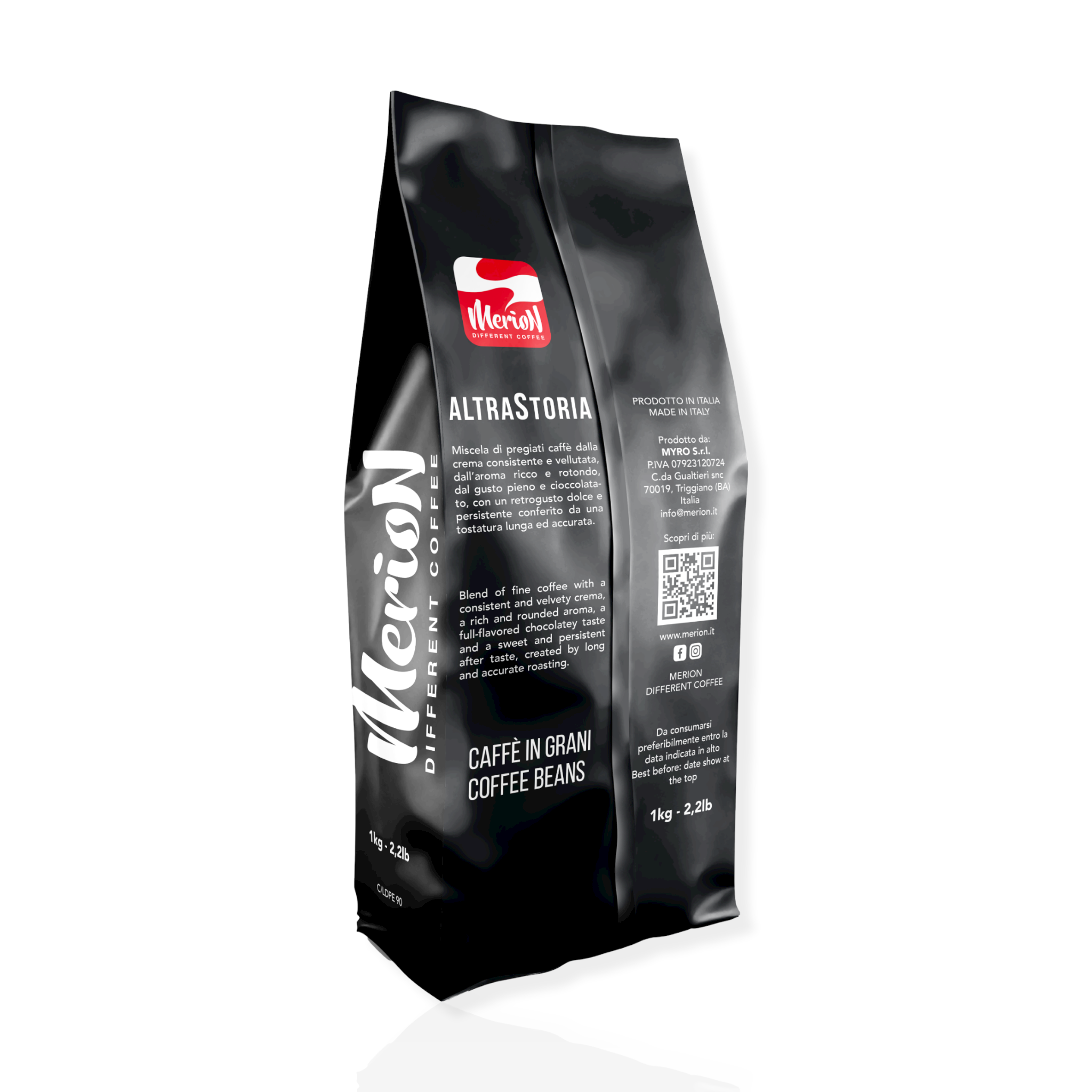 Merion Different Coffee Miscela Arabica Robusta Altrastoria 1000 Grammi Bar Retro